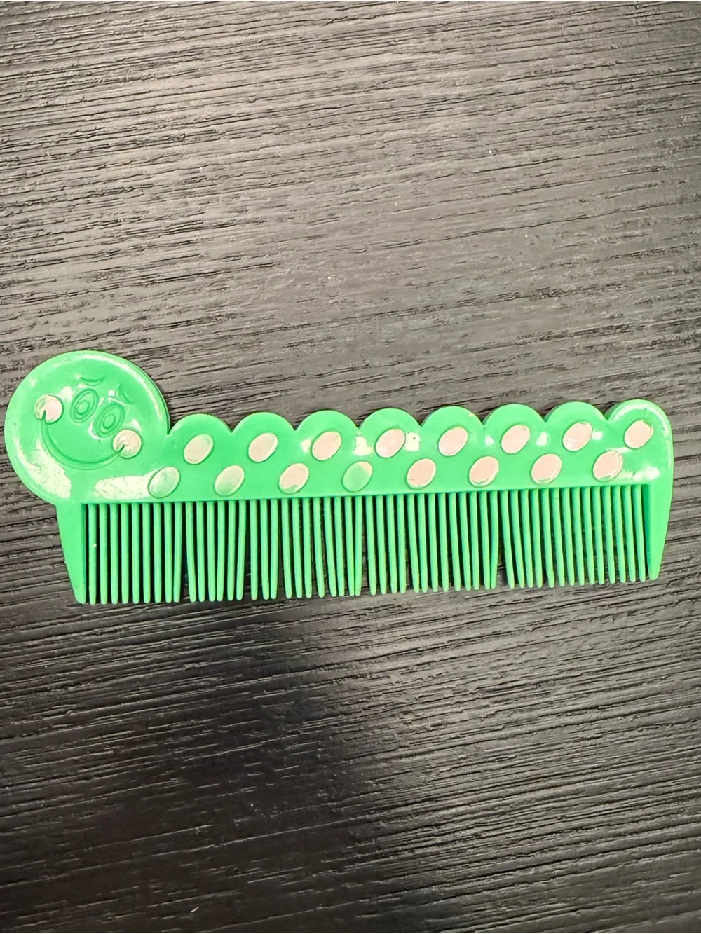 Vintage AVON Curly Caterpillar Novelty Children's Comb Hairbrush